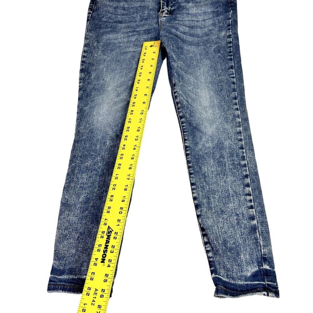 Judy Blue Jeans Womens 11/30 Blue Skinny Fit Acid Wash Stretch Denim JB88158 - Picture 9 of 13